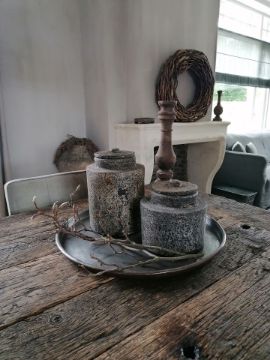 Picture of Pot met deksel Moss finish M