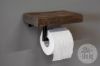 Picture of Toiletrol houder oud rustiek houder enkel