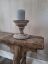 Picture of Houten kandelaar rond cement finish
