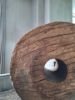 Picture of Oud houten wiel op statief L